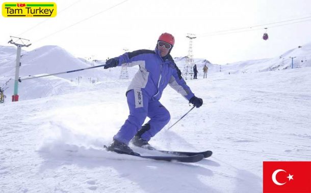 رونق پیست‌های اسکی در ترکیه
