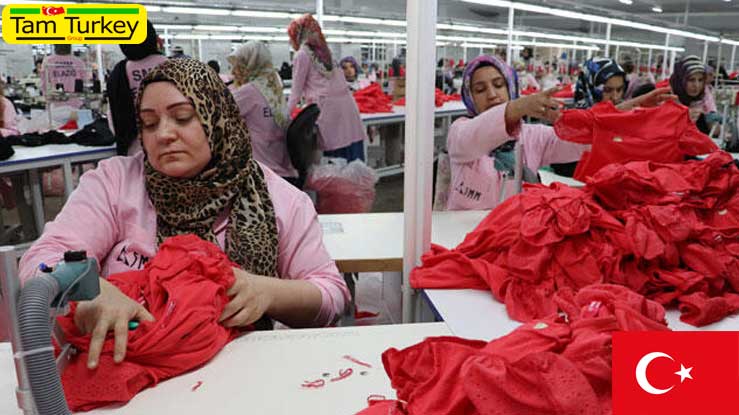 افزایش 2.5 برابری صادرات پوشاک ترکیه به چین