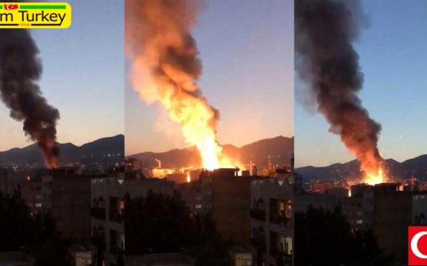 وقوع انفجار و آتش سوزی در یک بیمارستان در تهران