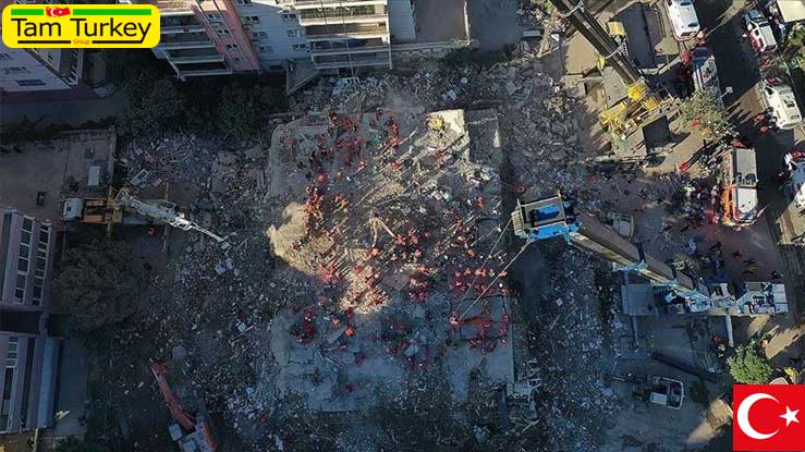 شمار قربانیان زلزله ازمیر به 109 نفر رسید