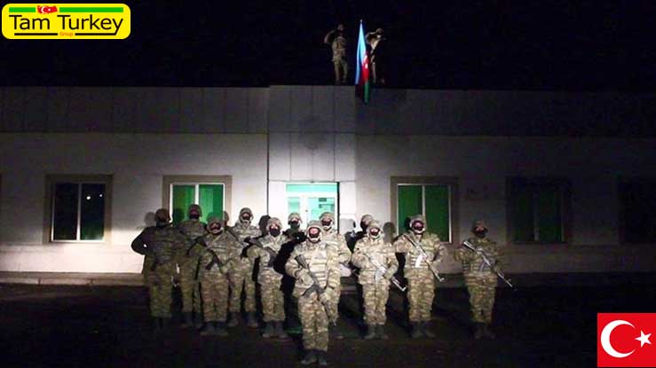 ارتش آذربایجان پس از 28 سال اشغال وارد شهر لاچین شد