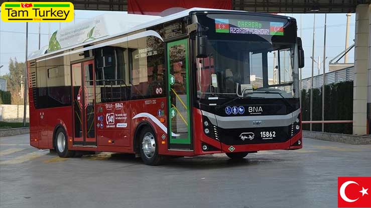 ترکیه به آذربایجان 320 دستگاه اتوبوس صادر می‌کند
