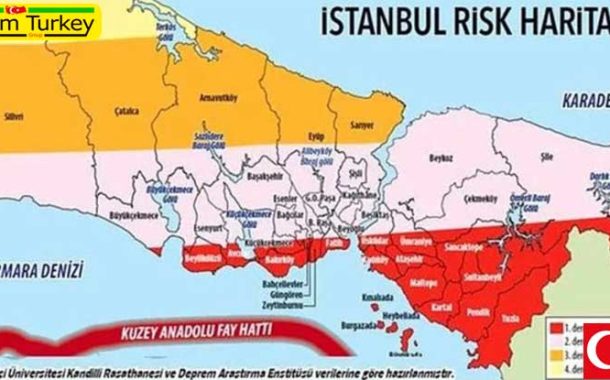 نقشه ریسک استانبول منتشر شد