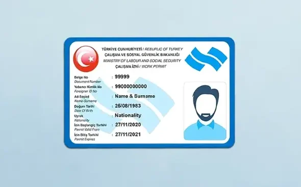 کارت اقامت کاری ترکیه